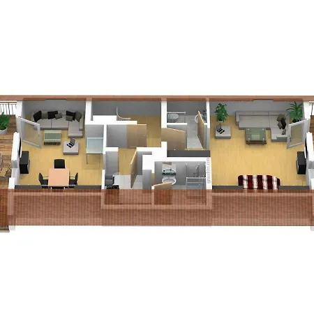 Apartment Ferienwohnung Panoramablick *